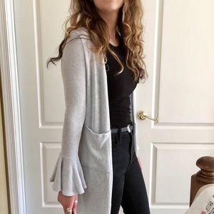 Baby Blue Bell Sleeve Cardigan from Francesca's